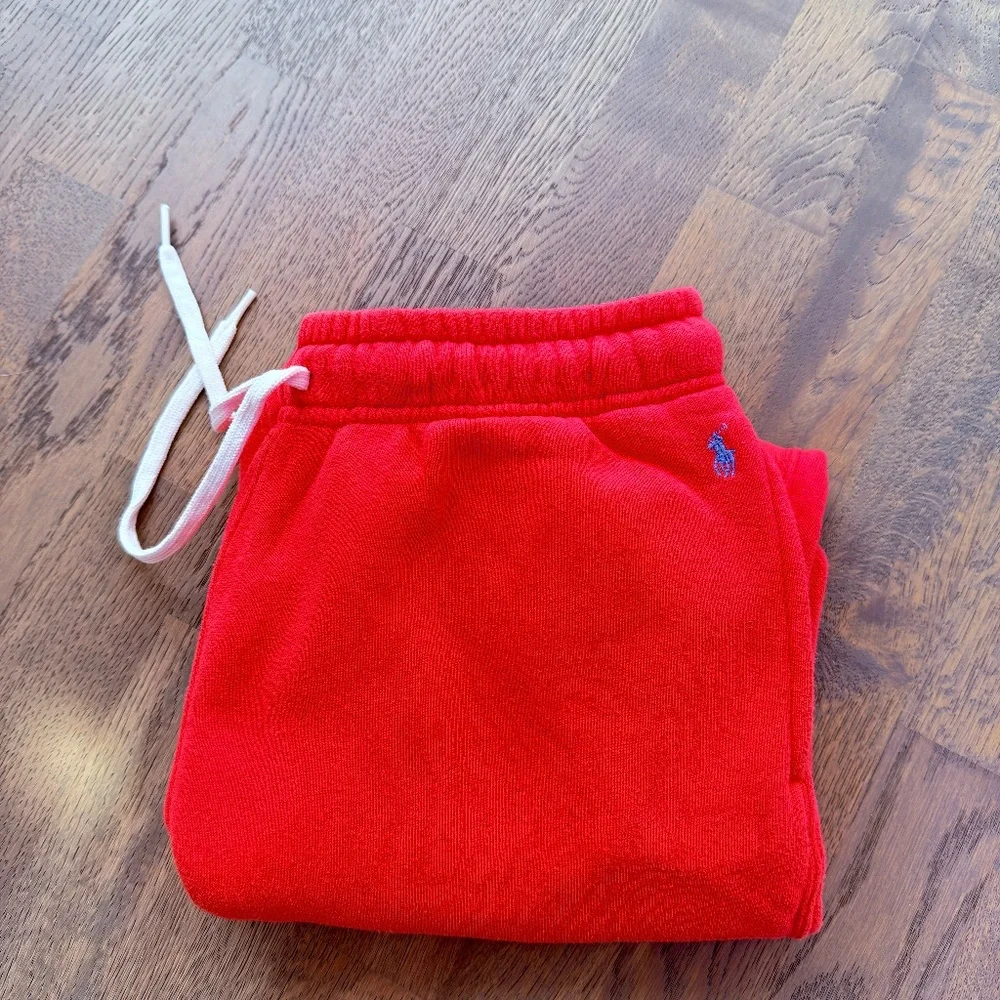 Polo Ralph Lauren Coral/Light Red Color Sweatpants Mens/Womens Size M - Picture 9 of 14